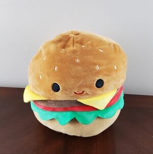 Squishmallows Carl the Cheeseburger and Floyd the French Fries